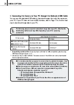 Preview for 78 page of Olympus CAMEDIA C-1 Zoom Reference Manual