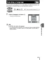 Предварительный просмотр 51 страницы Olympus CAMEDIA C-170 Advanced Manual