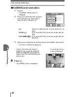 Предварительный просмотр 62 страницы Olympus CAMEDIA C-170 Advanced Manual