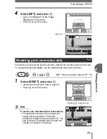 Предварительный просмотр 71 страницы Olympus CAMEDIA C-170 Advanced Manual