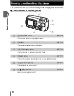 Предварительный просмотр 12 страницы Olympus CAMEDIA C-180 Advanced Manual