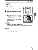 Предварительный просмотр 35 страницы Olympus CAMEDIA C-180 Advanced Manual