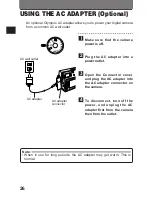 Предварительный просмотр 26 страницы Olympus CAMEDIA C-2020 Zoom Instructions Manual