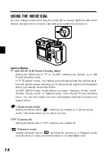 Предварительный просмотр 14 страницы Olympus Camedia C-2040Zoom Basic Manual