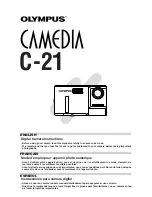 Olympus Camedia C-21 Instructions Manual preview