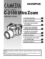 Olympus CAMEDIA C-2100 Ultra Zoom Instructions Manual preview