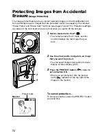 Предварительный просмотр 72 страницы Olympus CAMEDIA C-211 Zoom Operating Instructions Manual