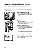 Предварительный просмотр 74 страницы Olympus CAMEDIA C-211 Zoom Operating Instructions Manual