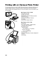 Предварительный просмотр 162 страницы Olympus CAMEDIA C-211 Zoom Operating Instructions Manual