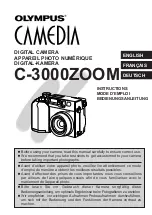 Предварительный просмотр 1 страницы Olympus CAMEDIA C-3000 Zoom Basic Manual