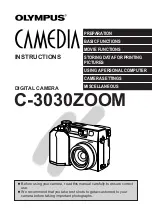 Preview for 1 page of Olympus CAMEDIA C-3030ZOOM Instructions Manual