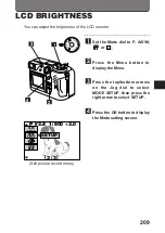 Предварительный просмотр 209 страницы Olympus CAMEDIA C-3030ZOOM Instructions Manual