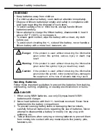 Preview for 8 page of Olympus CAMEDIA C-3040 Zoom Instructions Manual