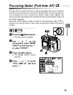 Предварительный просмотр 79 страницы Olympus CAMEDIA C-3040 Zoom Instructions Manual