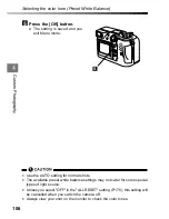 Предварительный просмотр 106 страницы Olympus CAMEDIA C-3040 Zoom Instructions Manual