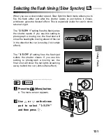 Предварительный просмотр 131 страницы Olympus CAMEDIA C-3040 Zoom Instructions Manual