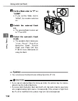 Предварительный просмотр 134 страницы Olympus CAMEDIA C-3040 Zoom Instructions Manual