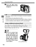 Предварительный просмотр 136 страницы Olympus CAMEDIA C-3040 Zoom Instructions Manual