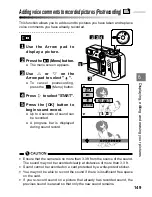 Предварительный просмотр 149 страницы Olympus CAMEDIA C-3040 Zoom Instructions Manual