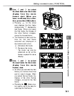 Предварительный просмотр 151 страницы Olympus CAMEDIA C-3040 Zoom Instructions Manual