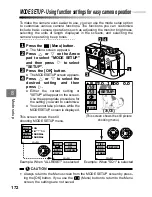 Предварительный просмотр 172 страницы Olympus CAMEDIA C-3040 Zoom Instructions Manual