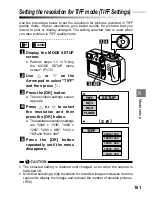 Предварительный просмотр 181 страницы Olympus CAMEDIA C-3040 Zoom Instructions Manual