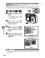 Предварительный просмотр 184 страницы Olympus CAMEDIA C-3040 Zoom Instructions Manual