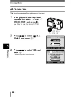 Предварительный просмотр 85 страницы Olympus CAMEDIA C-310 Zoom Reference Manual