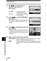 Предварительный просмотр 113 страницы Olympus CAMEDIA C-310 Zoom Reference Manual