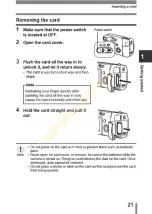 Предварительный просмотр 22 страницы Olympus Camedia C-310ZOOM Reference Manual