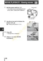 Предварительный просмотр 81 страницы Olympus Camedia C-310ZOOM Reference Manual