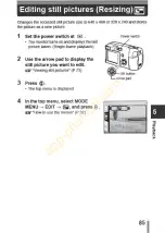 Preview for 86 page of Olympus Camedia C-310ZOOM Reference Manual