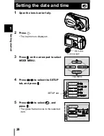 Предварительный просмотр 29 страницы Olympus CAMEDIA C-350 Zoom Reference Manual