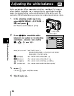 Предварительный просмотр 77 страницы Olympus CAMEDIA C-350 Zoom Reference Manual