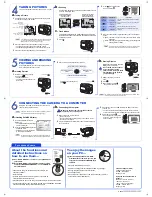 Preview for 2 page of Olympus CAMEDIA C-370 ZOOM Quick Start Manual