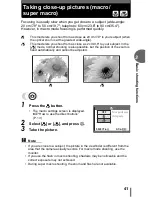 Предварительный просмотр 41 страницы Olympus CAMEDIA C-500 Zoom Advanced Manual