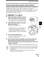 Предварительный просмотр 84 страницы Olympus CAMEDIA C-5060 Wide Zoom Reference Manual