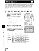 Предварительный просмотр 129 страницы Olympus CAMEDIA C-5060 Wide Zoom Reference Manual
