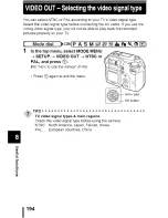 Предварительный просмотр 195 страницы Olympus CAMEDIA C-5060 Wide Zoom Reference Manual