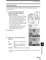 Предварительный просмотр 220 страницы Olympus CAMEDIA C-5060 Wide Zoom Reference Manual