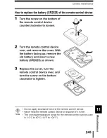 Предварительный просмотр 246 страницы Olympus CAMEDIA C-5060 Wide Zoom Reference Manual