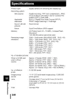 Предварительный просмотр 247 страницы Olympus CAMEDIA C-5060 Wide Zoom Reference Manual