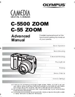 Preview for 1 page of Olympus CAMEDIA C-55 ZOOM Advanced Manual