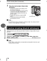 Предварительный просмотр 78 страницы Olympus CAMEDIA C-55 ZOOM Advanced Manual