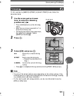 Предварительный просмотр 131 страницы Olympus CAMEDIA C-55 ZOOM Advanced Manual