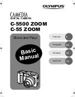 Предварительный просмотр 1 страницы Olympus CAMEDIA C-5500 Sport Zoom Basic Manual