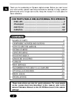 Preview for 2 page of Olympus CAMEDIA C-730 Ultra Zoom Basic Manual