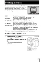 Preview for 9 page of Olympus Camedia C-750 Ultra Zoom Manual