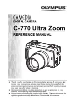 Preview for 2 page of Olympus CAMEDIA C-770 Ultra Zoom Reference Manual