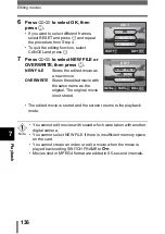 Preview for 137 page of Olympus CAMEDIA C-770 Ultra Zoom Reference Manual